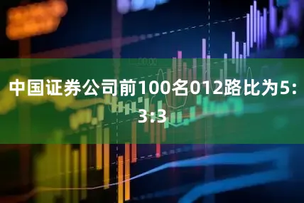 中国证券公司前100名012路比为5:3:3